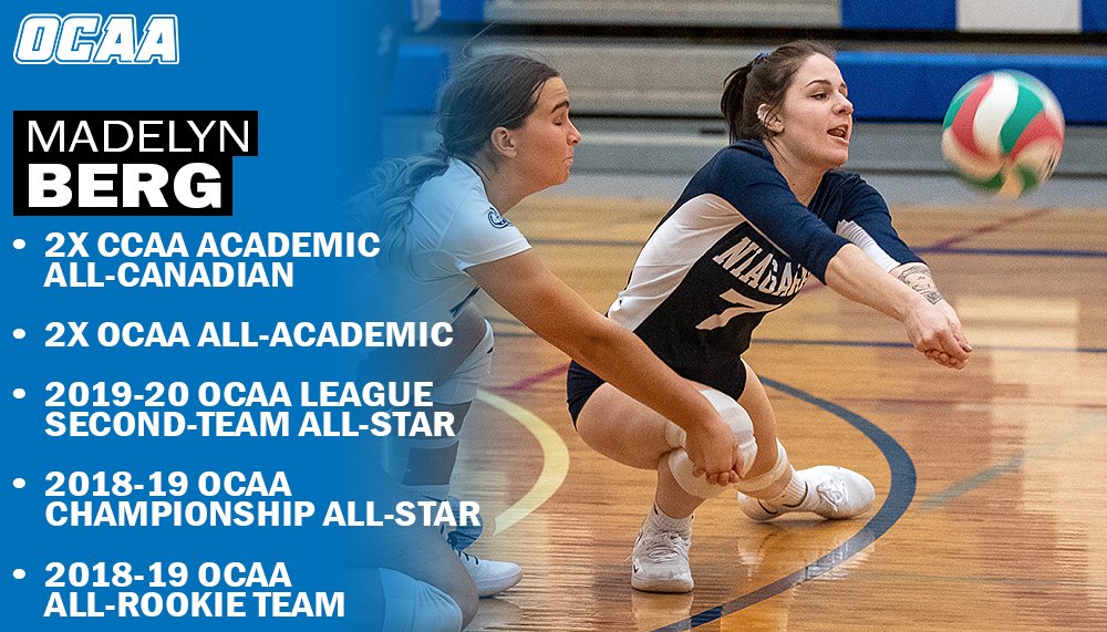 TheOCAA's tweet photo. OCAA Student-Athlete Profile - Madelyn Berg (@NC_Knights)🏐 https://t.co/LGGoaKMAoR