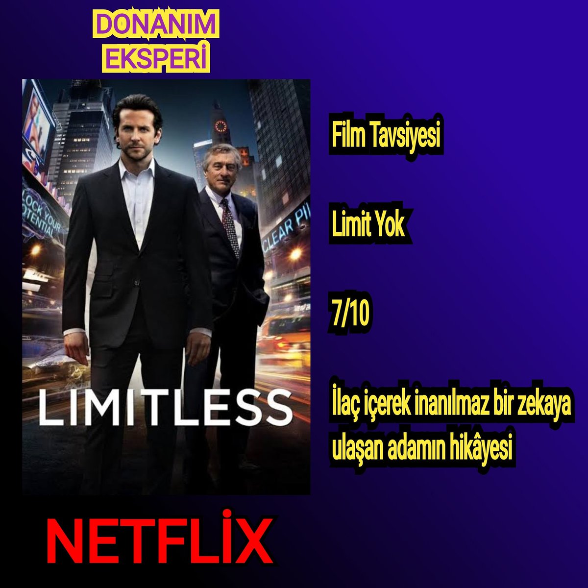 Donanım Eksperi ekibinden film tavsiyesi 

#Netflix #BluTV #GAIN #EXXEN #puhutv #oymoyyok #Zamlar 
YÖNETİM İSTİFA #Shutterpunk2077