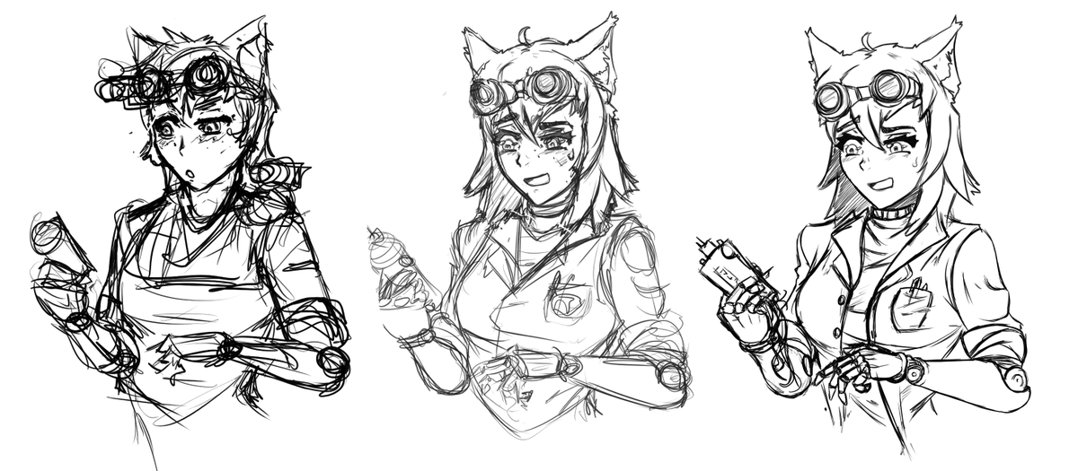 RealProject404's tweet photo. TEASER TUESDAY (I'm gonna make this a thing) Today, we introduce Lux! The resident techie and master of all things mechanical. Most comfortable covered in grease and oil and as energetic as the electricity she so deftly plays with. Check the pinned tweets to read chapters 1 &amp; 2!! https://t.co/CvjXiBsyLz