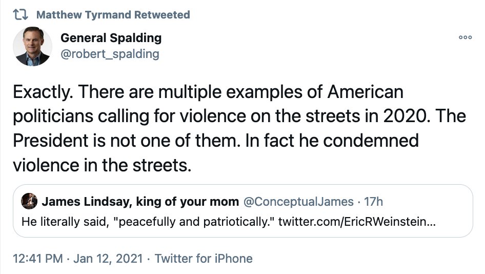 EreaAndrzej's tweet image. Donald Trump wzywał do pokojowego protestu.

#MatthewTyrmand