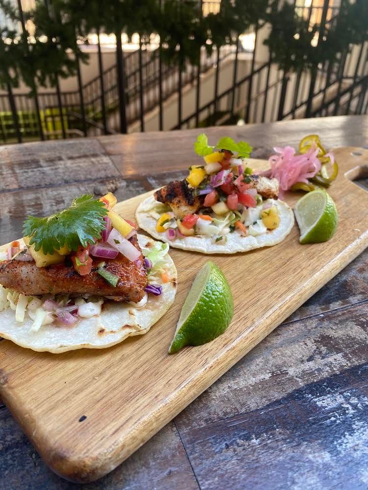 kushbyspillover's tweet photo. It’s Tuesday which only means one thing. 🥳🥳🥳🌮🌮 TACO TUESDAY 🌮🌮 🥳🥳🥳 Two corn tortillas with Cajun grilled fish, lemon aioli, dry slaw and Pico de Mango served with pickled veggies. Wanna spice it up?? 🔥🔥🔥 Ask your server about our house made Pique sauces https://t.co/sSSIm1p8rP