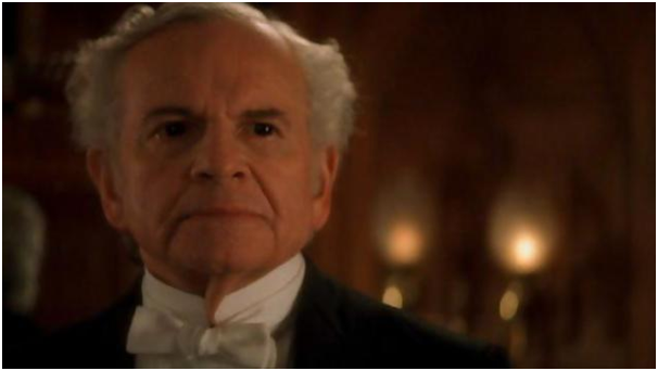 Potentially hyperbole (like her aforementioned "3 day hostage" situation).But, it's also potentially a reference to Jack the Ripper's eyes turning black in From Hell. This, according to her statement is a feature of "the monster".