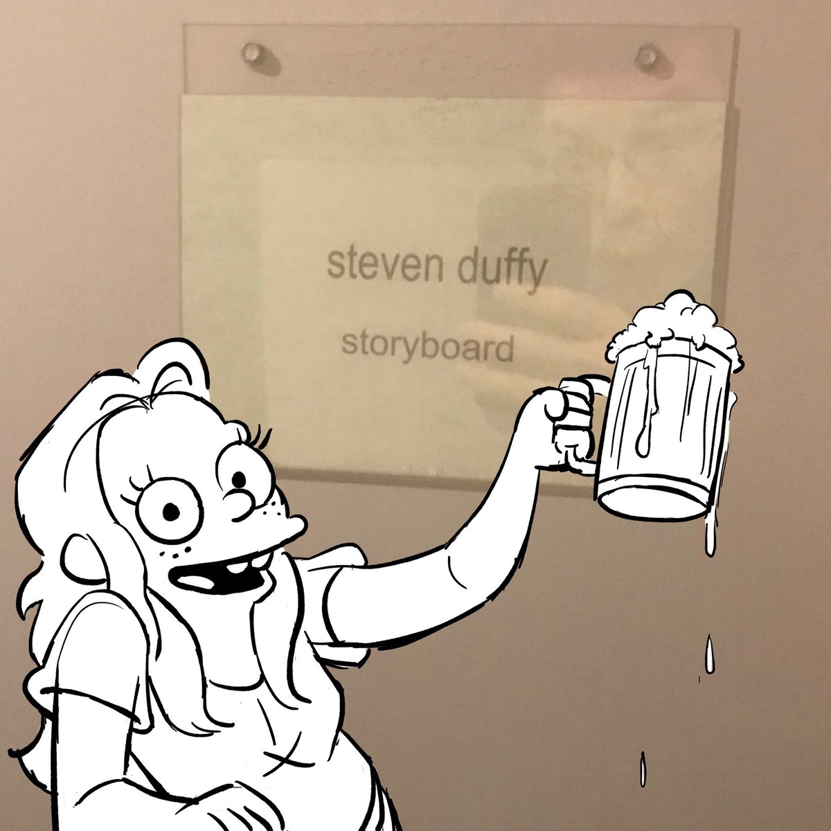 Happy #portfolioday  y'all!! 

I'm Steve Duffy, a storyboard artist with credits on Disenchantment and Titmouse's Fairfax. I'll be available in a couple weeks, so I'm looking for my next job right now!

? https://t.co/4KhO0ZoA5K
✉️ stevengduffy@gmail.com 