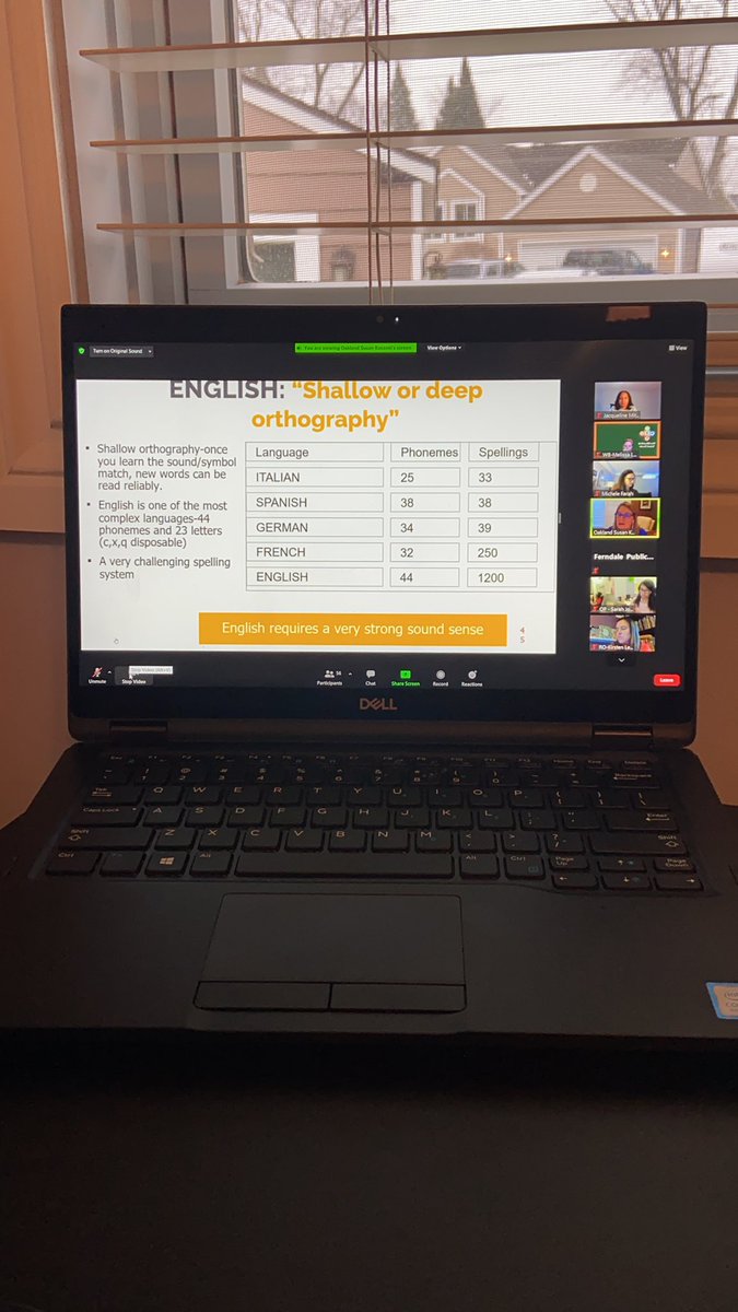 I am learning so much about dyslexia and the complexities of language from Dr. Susan Koceski from <a href="/OaklandSchools/">Oakland Schools</a>.
Another reminder of the momentous task that learning to read and write is for all students.
