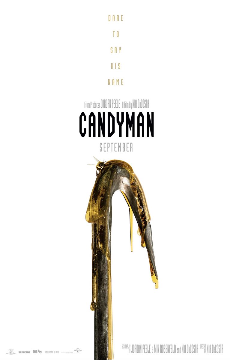 Candyman A spiritual sequel that returns to the now-gentrified Chicago neighborhood where the legend began.- 27th August- Yahya Abdul-Mateen II- Written & Produced by Jordan Peele- Directed by Nia DaCosta