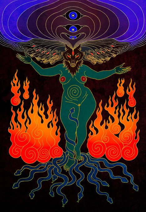 #PortfolioDay 

I create healing art from the Shadow ?️?? 