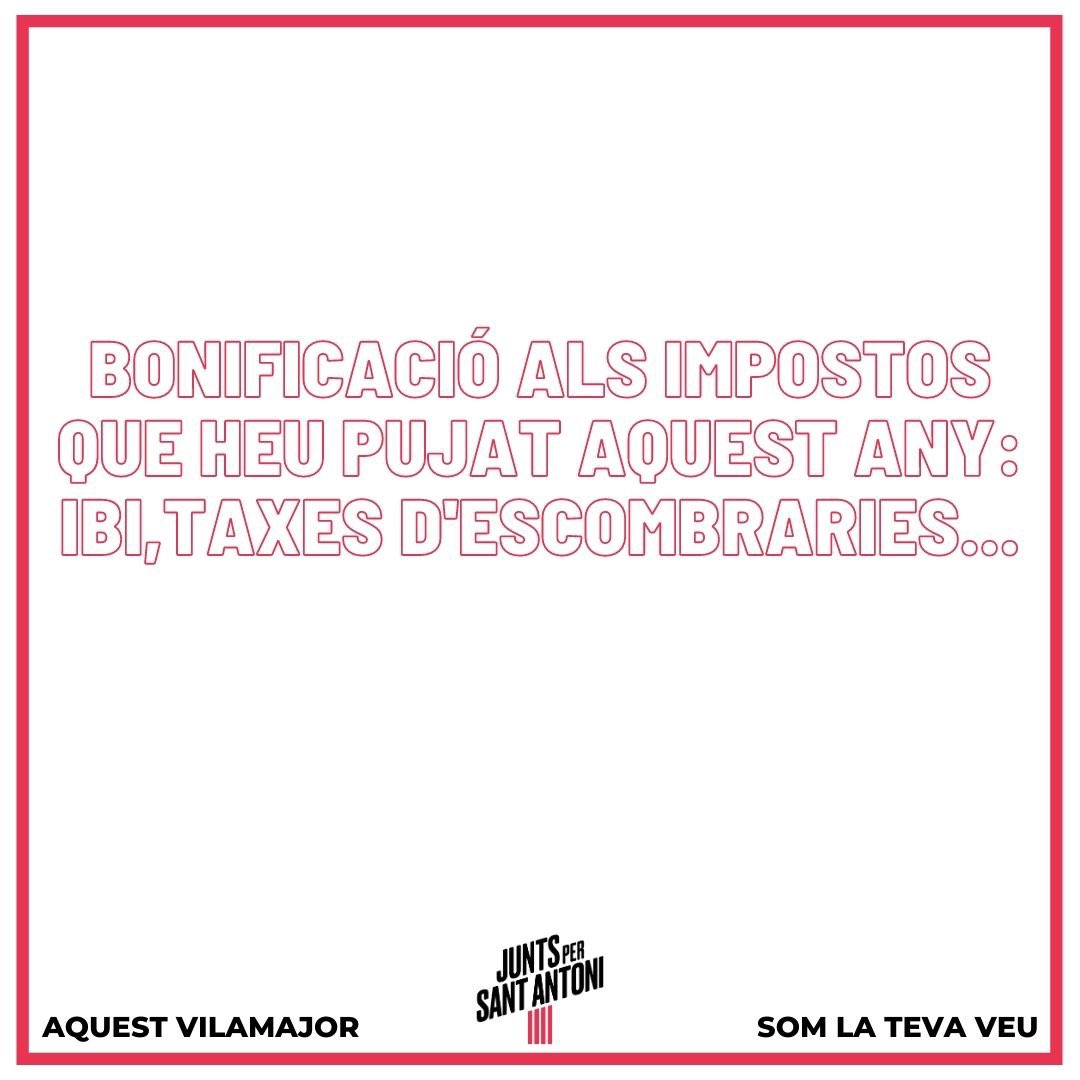 juntspersav's tweet photo. 🗣 Des de @juntspersav ens entristeix que s’hagi de cancel•lar la Festa Major d’Hivern. Però entenem que la salut és primordial i la situació és expcepcional.

👉 Però, on anirà el pressupost de la #FMHsav?

💡 Algunes idees:

#AquestVilamajor #somlatevaveu https://t.co/OeMO4sQwdR