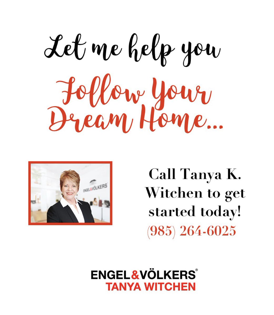 Finding a home you can call “The One” doesn’t have to be difficult! Give me a call at (985) 264-6025, and let’s find your #DreamHome! 🏡 

#SlidellRealEstate #StTammanyRealEstate #EngelVölkersSlidellMandeville #FollowYourDreamHome