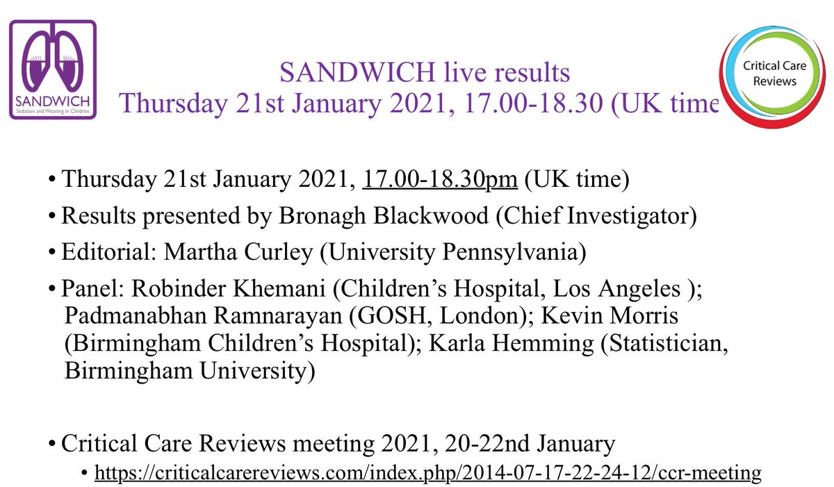 EspnicNursing's tweet photo. @ESPNIC_Society @ESPNIC_NursSci @DrMartiPons @Martin_Kneyber @DrPeterMarc @pus27 Hear the results of the largest recruiting PICU trial ever of team based sedation & ventilation weaning: free seminar @PICSociety @DrKanaris @Dr_Hari_Krishna @julesharris2 @JosLatour1 @josephcmanning https://t.co/ksNB7yDPfc