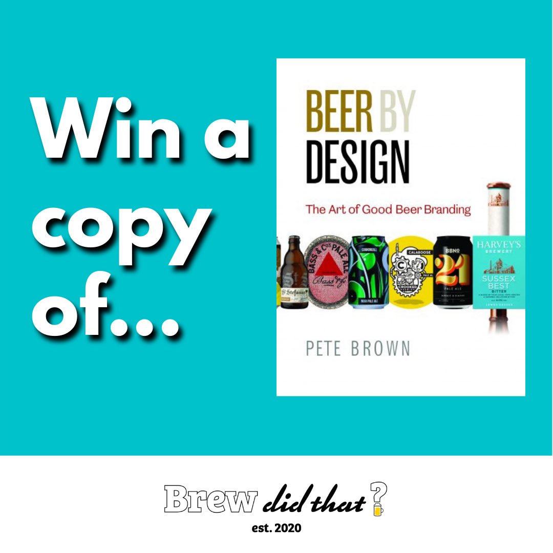 brewdidthat's tweet photo. Hey everyone. Weโve got a #competition running on our Instagram page. You could win a copy of @PeteBrownBeer brilliant new book #BeerByDesign. Head on over to our Instagram page to enter. ๐ป https://t.co/xHJv4rDDMA