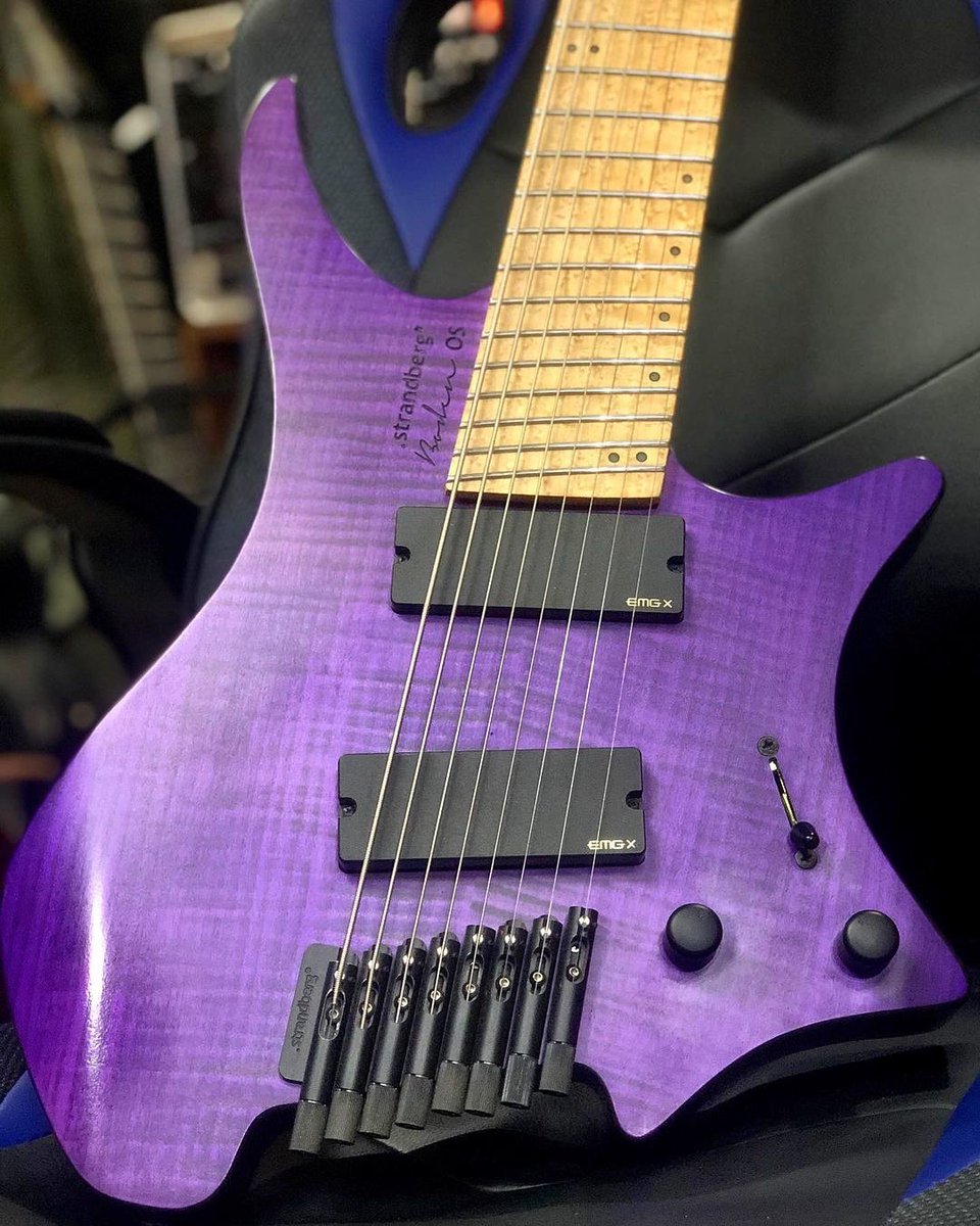 strandbergGuit's tweet photo. OG OS ๐
Boden OS 8 in purple finish photo by IG @alfredormido
.
.
.
#strandbergguitars #strandberg #headlessguitar #boden #bodenos8 #8string #extendedrangeguitar #emgpickups #oldschool #purple #guitarporn #feelbettersoundbetter #goheadless https://t.co/3D9S1osQ4G