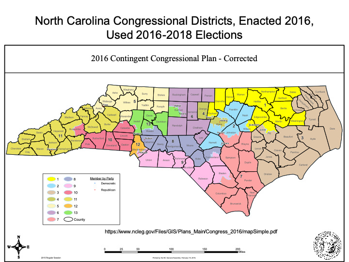 The 2000s congressional map survived, but the 2010s saw 3 different congressional district maps within that decade: