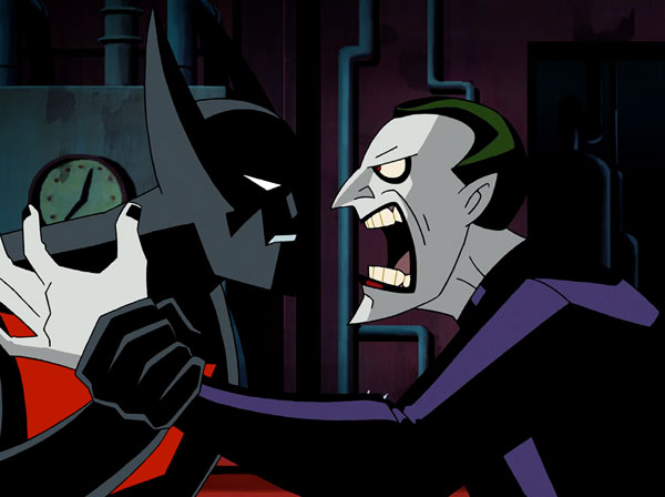 "Batman Beyond: The Return of the Joker" (2000) is a grand finale for one of the most imaginative versions of  #Batman   ever made. This story really shows just how terrifying the Joker truly is. Poor Time Drake.