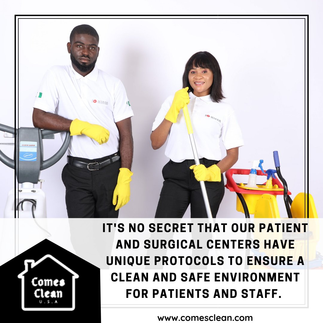 CleanComes's tweet image. It's no secret that our patient and surgical centers have unique protocols to ensure a clean and safe environment for patients and staff. 
Cleaning Service Contracts - Call (410) 883-9313 for a quote.

#cleaningcloset #cleaningexpert #maryland #baltimore
#Aberdeen