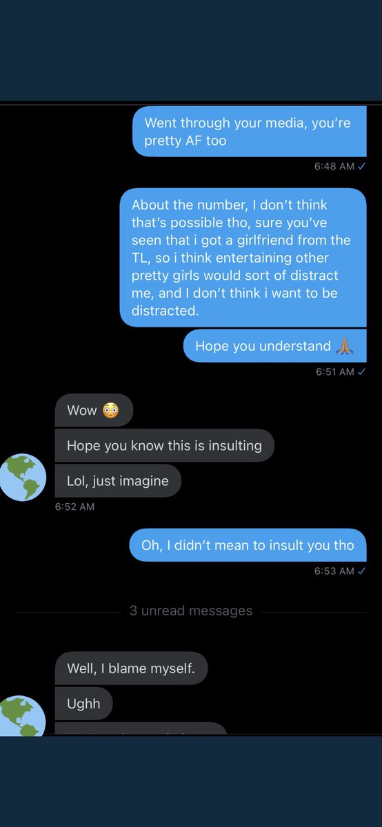 7.Innocent man got blocked even after trying to be as polite as possible