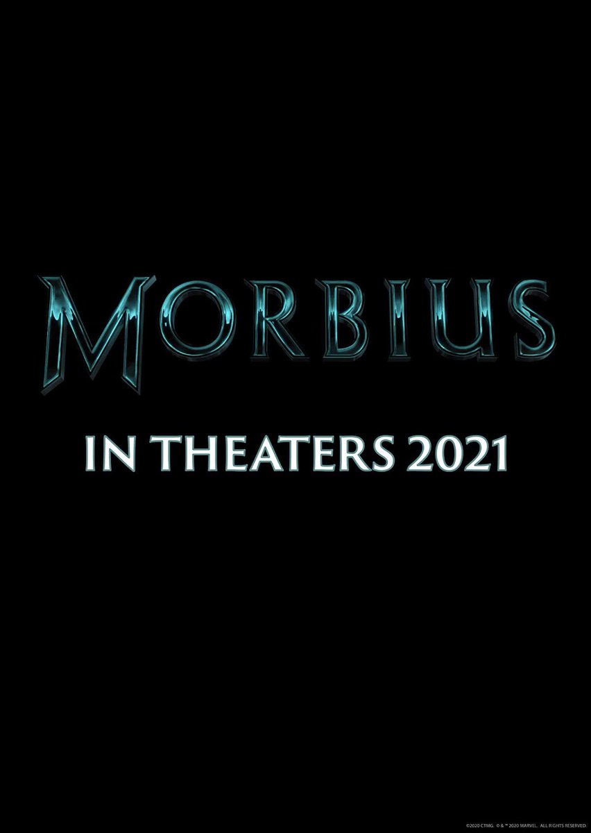 MorbiusBiochemist Michael Morbius tries to cure himself of a rare blood disease, but he inadvertently infects himself with a form of vampirism instead.- 8th October - Jared Leto & Michael Keaton