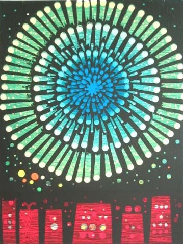 Brindille_'s tweet photo. Fireworks 🎇 by Japanese artist Fumiaki Fukita https://t.co/CpmaI1YUjU