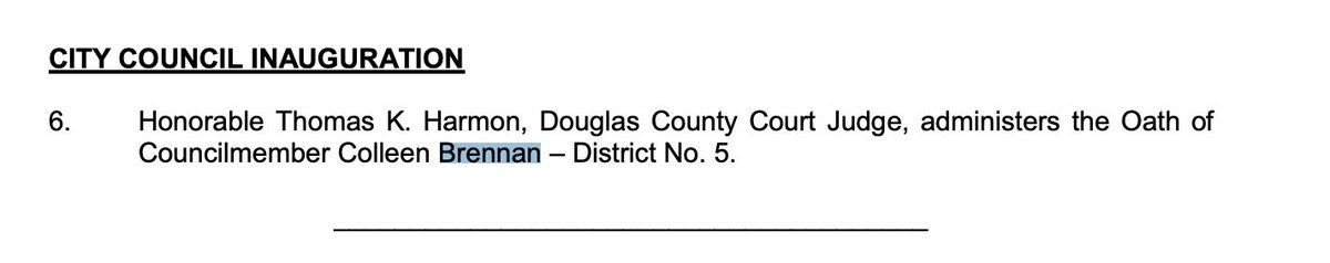 Her official inauguration will be early in the agenda