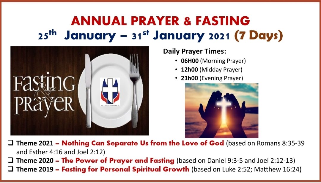 DiapoB's tweet photo. Annual Prayer and Fasting 2021 - Mabopane Presbyterian Church https://t.co/o69lds2VXd