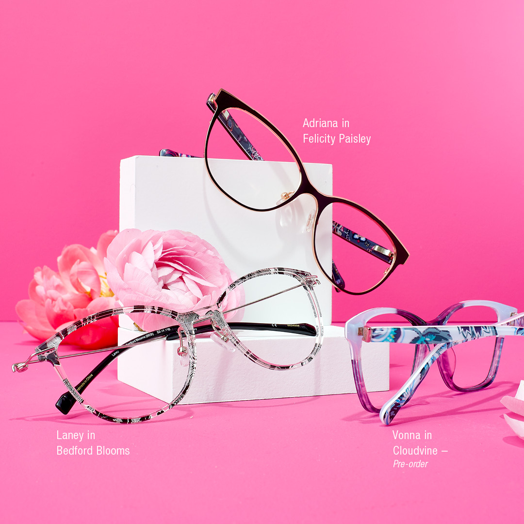 mcgeegroup's tweet photo. Brighten up your Tuesday with new optical styles from Vera Bradley! πΈ
Shop now π https://t.co/6qgneMWfcS
*Vonna is available for pre-order. Pre-order at 855-599-4569.
#verabradley #bedfordblooms #felicitypaisley #funpatterns #mcgeegroup #eyewearfashion #eyecare #eyewear https://t.co/NrB7b1dkZh