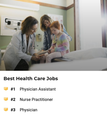 CreightonPA's tweet photo. There has never been a better time to be a #JayPA! US News &amp; World Report has ranked the PA profession #1 in Health Care Jobs and #1 Best Job overall in 2021.  Start your @CASPAOnlineApp today!

https://t.co/nyInPk4rMJ https://t.co/adSZLiw9IH