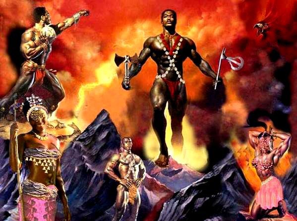 ...depending on who was telling and what the myth was about. They are our own versions of Thor, Poseidon, Zeus, etc.Here are the top Nigerian mythology 1.SangoSango is arguably the most powerful member of the Orisha in terms of raw strength and destructive ability.