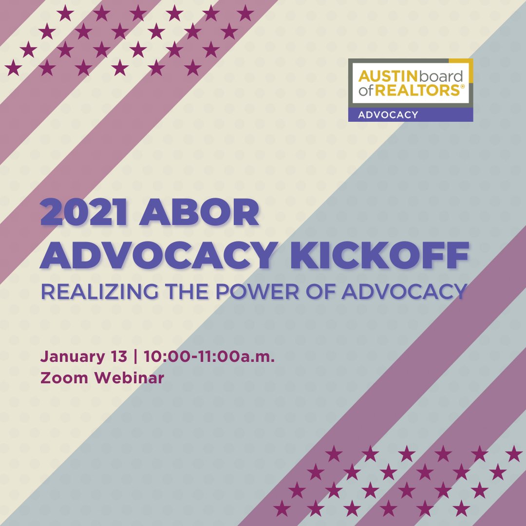 ABoR_REALTORS's tweet photo. This is the year to engage with a community that's here to help you impact your profession. Learn how ABoR's advocacy efforts will keep you connected to critical issues affecting you by attending our 2021 ABoR Advocacy Kickoff. RSVP today: https://t.co/4ClQelZ38j #TREPACTuesday https://t.co/TFaQVl2DgE