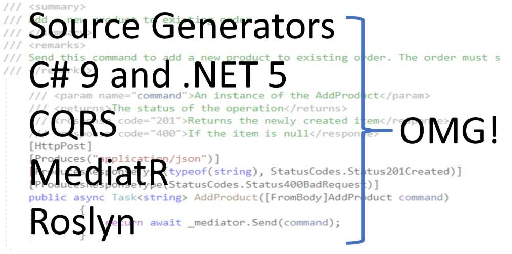 .NET 5 Source Generators - MediatR - CQRS - OMG! by @tndata edument.se/en/blog/post/n… #aspnetcore