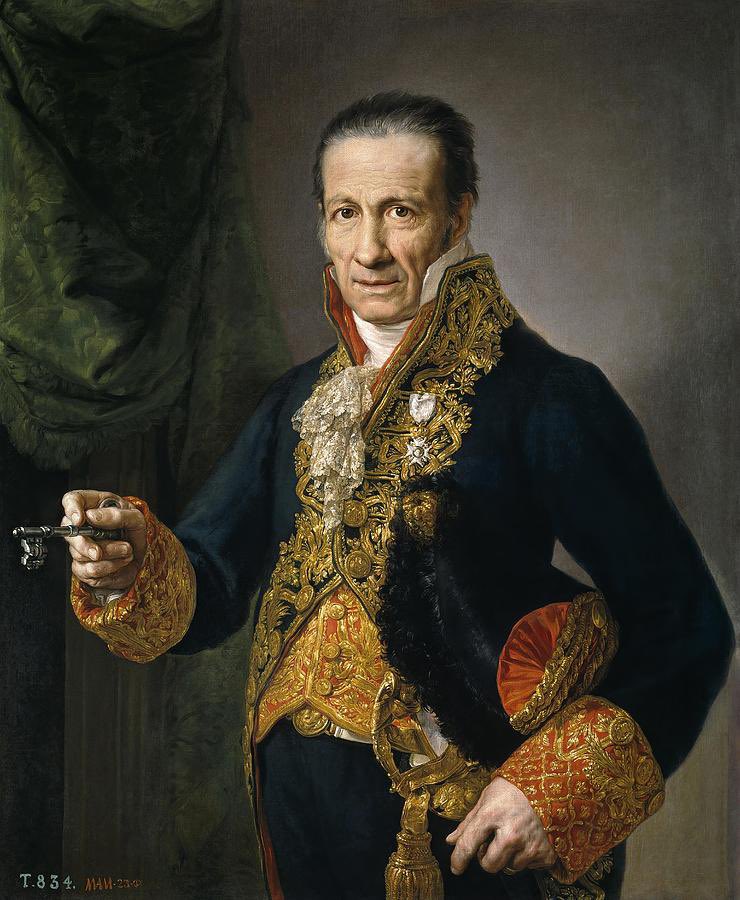 Just discovered the Spanish painter Vicente López Y Portaña (1772-1850) who seemed to specialise in portraits of jowelly, unattractive Spanish aristocrats dripping in lace and gold braid. I absolutely love them.