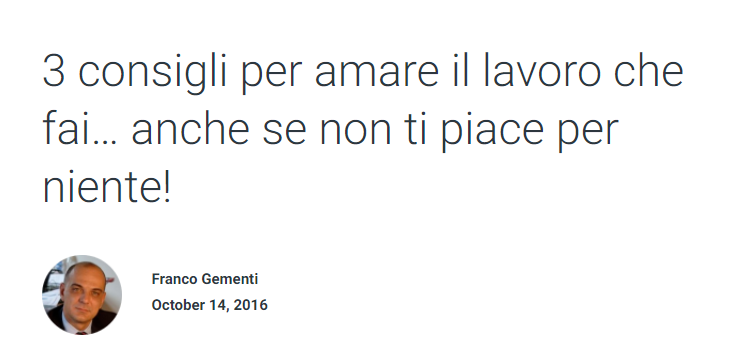 Amare il proprio lavoro non è sempre scontato, e per questo è importante comprendere in che modo tenere viva la passione per quello che si fa. 😊 @FGementi ci regala ben 3 consigli per amare il tuo lavoro, anche se non ti piace per niente! Eccoli qui 👇
csod.info/3nFkGfo