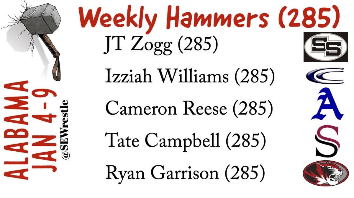 Congrats to 2x Hammer of the Week Cameron Reese! Still undefeated and helped his team to the dual playoffs! @AHSAuburnTigers <a href="/ACSAthleticDept/">Auburn City Schools Athletics</a> <a href="/oanewspreps/">OA News Preps</a> <a href="/SeWrestle/">SEWrestle</a>