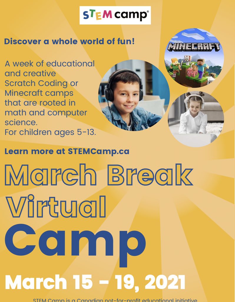 Some great #STEM activities for <a href="/CDSBEO/">CDSBEO</a> students during the March Break stemcamp.ca
