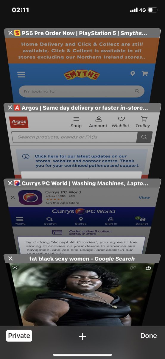 scribz9's tweet photo. hoping to get the ps5...got all the tabs open🤞🏼 https://t.co/ogbAOSJwzU