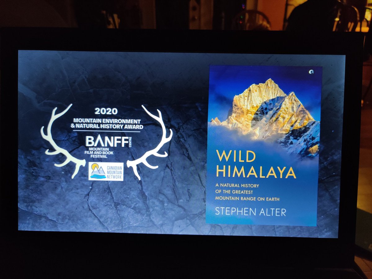wvrent's tweet photo. Being homebound means I'll have to see what @londonlibrary has of the award winners for the book portion of the @BanffMtnFest. Rarely do I get/make the time for them #wolfwatchparty #AdventuresInReading https://t.co/pIM4AcvIU3
