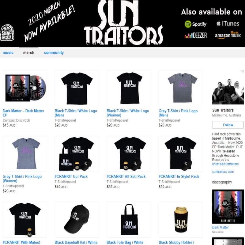 SunTraitors's tweet photo. Head on over to our bandcamp merch page and grab yourself an ethically produced all cotton tee screen printed right here in Melbourne 👉 https://t.co/02Kqcmfnlm https://t.co/iAGEW1yohI