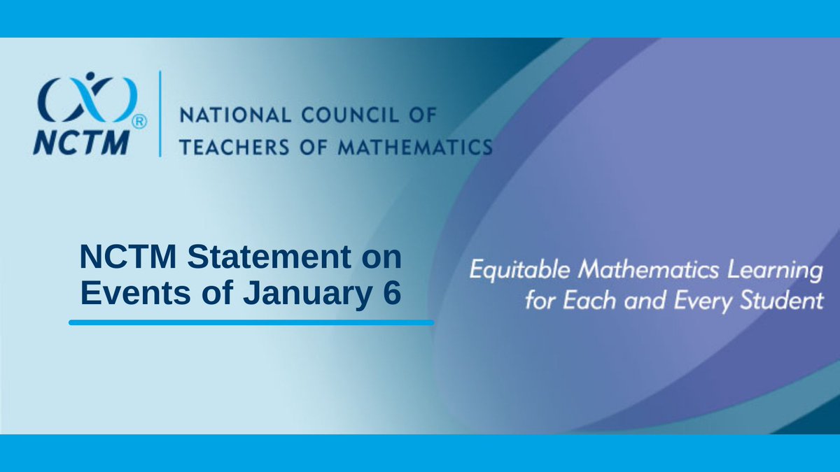 NCTM Statement on Events of January 6