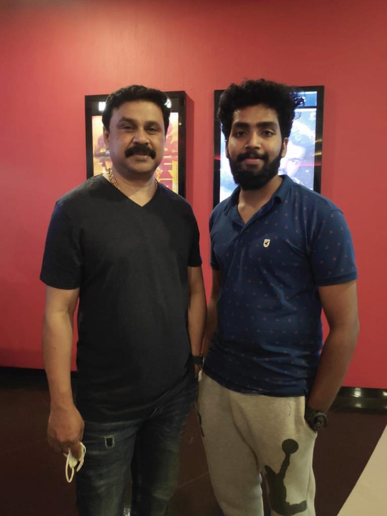 Actor Dileep at Chalakkudy D Cinemas to watch #Master #VijayTheMaster #mastertickets #Master #ThalapathyVijay #MasterFilm #masterFDFS