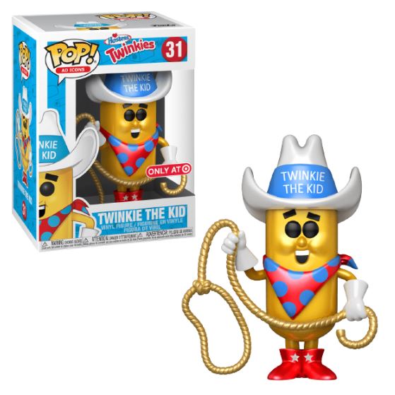 PopPriceGuide's tweet photo. Newly Added to the Guide: Pop! Twinkie the Kid
No word yet if the Pop! version can also survive an apocalypse.
Look for him and Tee as a Target exclusive.
Check out our entire Twinkie the Kid catalog here...
https://t.co/ZRN5wzMH6N
#Funko #PopAdIcons #TwinkietheKid #Twinkies https://t.co/b26XEOa7yp