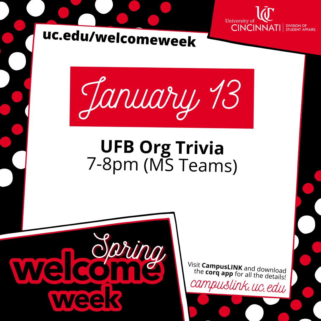 We hope you've been studying up for STUDENT ORG TRIVIA tomorrow at 7!!! RSVP to the event on our CampusLINK page for the meeting link. 🤓 

Tag an org you're hoping to learn more about!!!