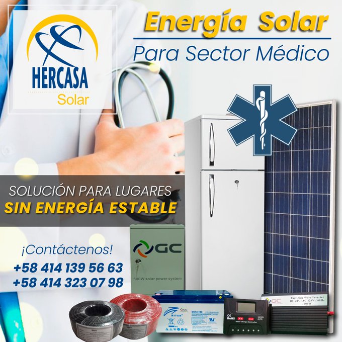 Presentamos una solución energética para el sector #salud con esta #nevera que funciona con #energíasolar

Ideal para preservar muestras, medicamentos, entre otros. 

¡Contáctanos ya!
+58 414 010.55.62

#Laboratorios #Hospitales #Clínicas #Caracas #Maracaibo #Valencia