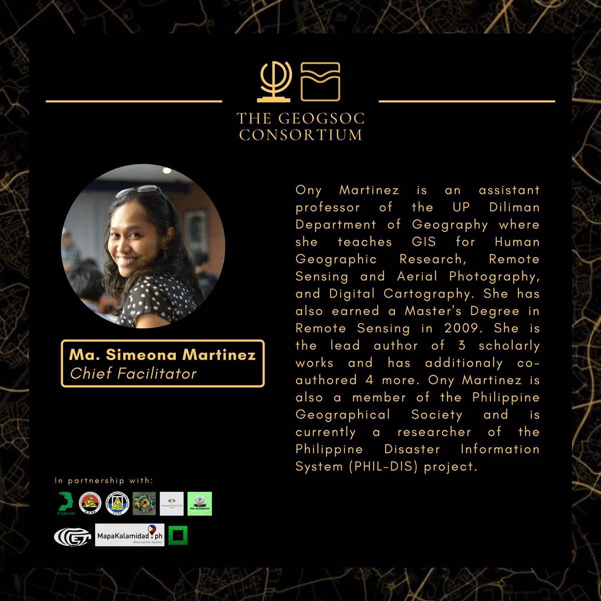 GeogSocUP's tweet photo. Get to know our Chief Facilitator for tomorrow's GeogSoc Consortium!

#RedefiningGeography
#PadayonGeografia https://t.co/dneAyNHt8q