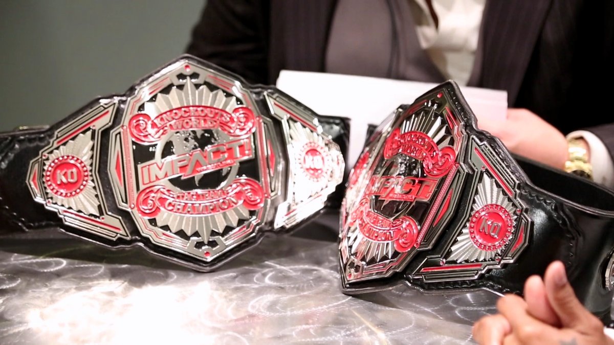 Knockouts Tag Team Title Belts Revealed