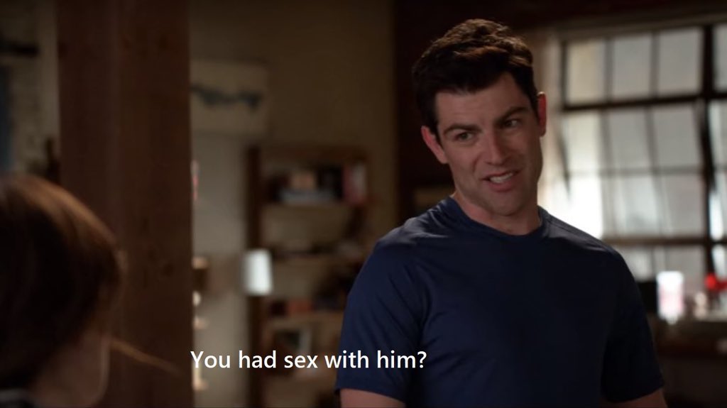 onlyangvIs's tweet photo. why do sitcoms even try to be funny when new girl exists https://t.co/GAbV3lSJ9z