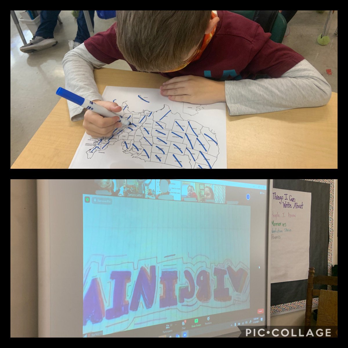 ITRTtinytech's tweet image. Grade 3 students explored diversity with the book Same, Same, but Different, then played Mystery Zoom with another classroom in the U.S. by asking and answering clues. We completed our lesson with a kindness challenge for the week ahead! @HanoverSchools #passionforkindness