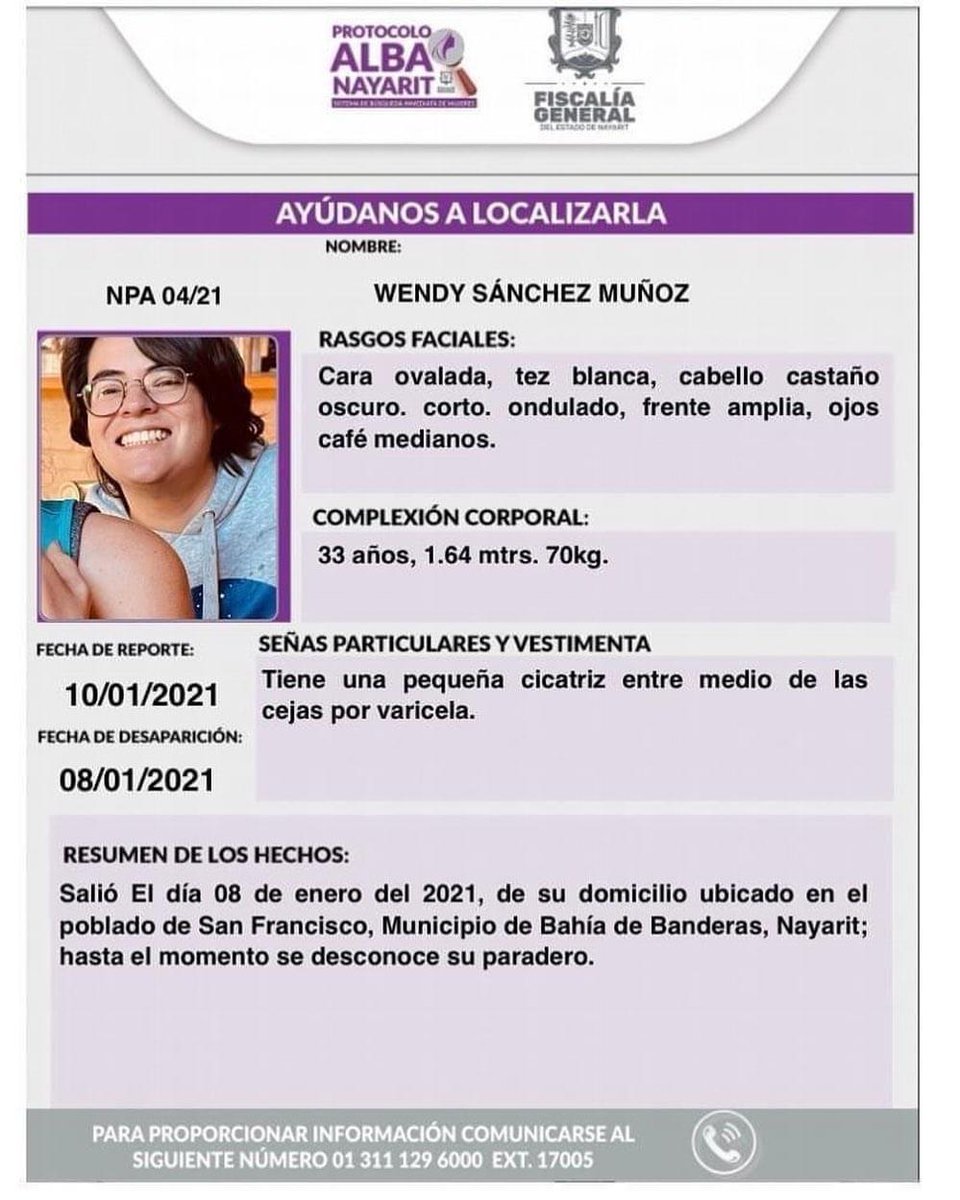 sarazoepruneda's tweet photo. #TeBuscamosWendy
#4DíassinWendy
No pararemos hasta encontrarte!! https://t.co/PKy1hFxCoE