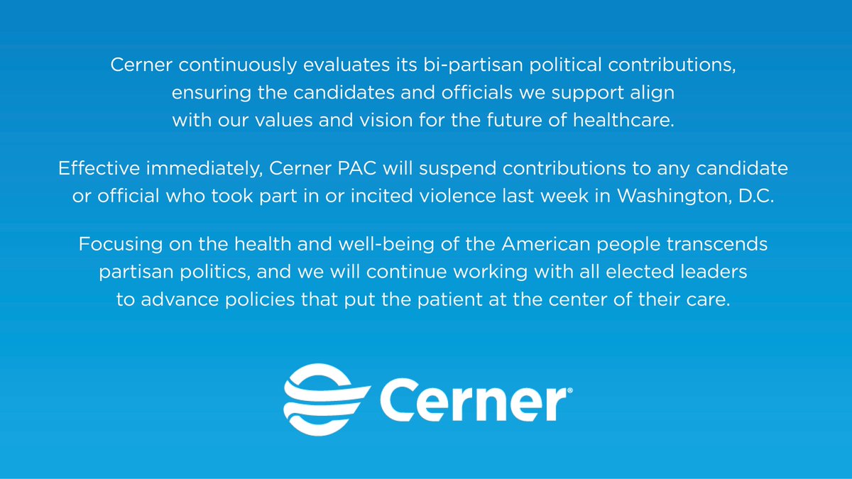 Cerner has always worked to promote the health and well-being of our communities.

Read our statement for more on our ongoing efforts to advance policies that put the patient at the center of their care.