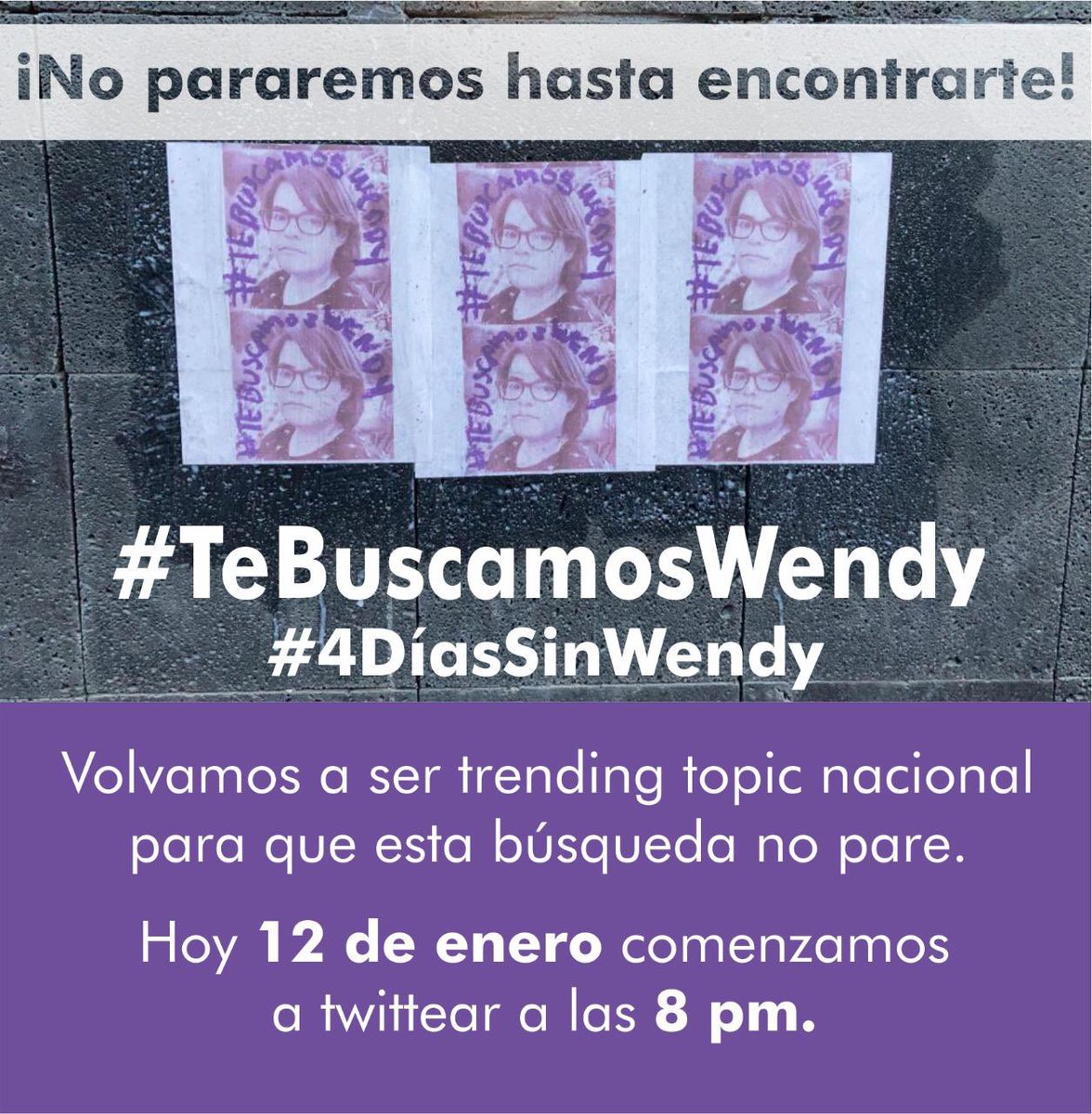 madezeron's tweet photo. #TeBuscamosWendy  #4DíasSinWendy  @FiscaliaJal @NayaritFiscalia hasta encontrarte Wendy. https://t.co/qMhgEUQl6Q