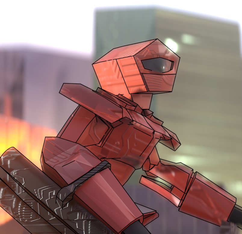 ProducerArthur's tweet photo. Designation: Idolatry. A few renders (some old, and some new) of a Gundam/Jaeger inspired mech design I worked on over the summer. I never quite got the animation rig working, but I love this pose. https://t.co/F9riMzh8DB