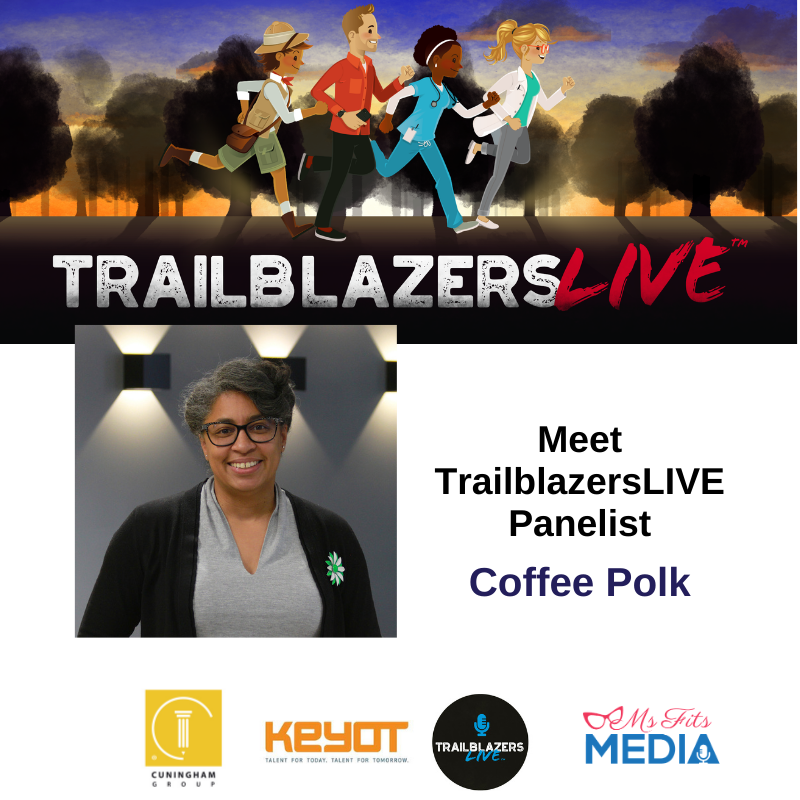 TrailblazersLIV's tweet photo. Meet Coffee Polk and the other panelists at the upcoming TrailblazersLIVE #womeninarchitecture Panel event on Thursday, January 14, at 2:45 p.m. CST hosted by @CuninghamGroup, @Keyot and @msfitsmedia. We will LIVEstream the event on YouTube and Facebook!  #architecture #STEM https://t.co/Yn1nmK8rcp