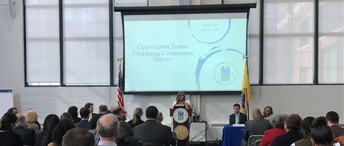 Trenton, New Jersey, <a href="/LynnePattonHUD/">Archive: Lynne Patton (HUD)</a> ensuring New Jersey stakeholders understand and maximize Opportunity Zones in the State @NJhousing <a href="/LtGovOliver/">Lt. Governor Sheila Oliver</a> <a href="/HUDgov/">Department of Housing and Urban Development</a> <a href="/NJGov/">New Jersey</a> <a href="/nj_njra/">New Jersey Redevelopment Authority</a> <a href="/NewJerseyEDA/">New Jersey EDA</a> #OpportunityZones